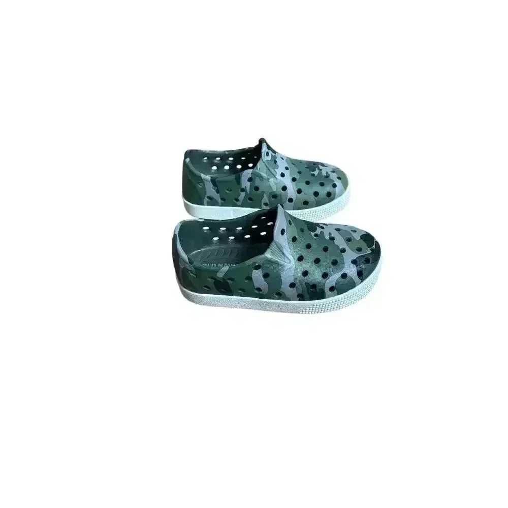 Old Navy Camouflage Toddler Size 6 Water Shoes Unisex Camo Rubber Slip On